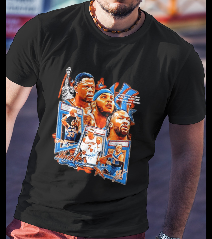 Empire State Of Mind New York Knicks Legends Madison Square Garden C. 1946 T-Shirt