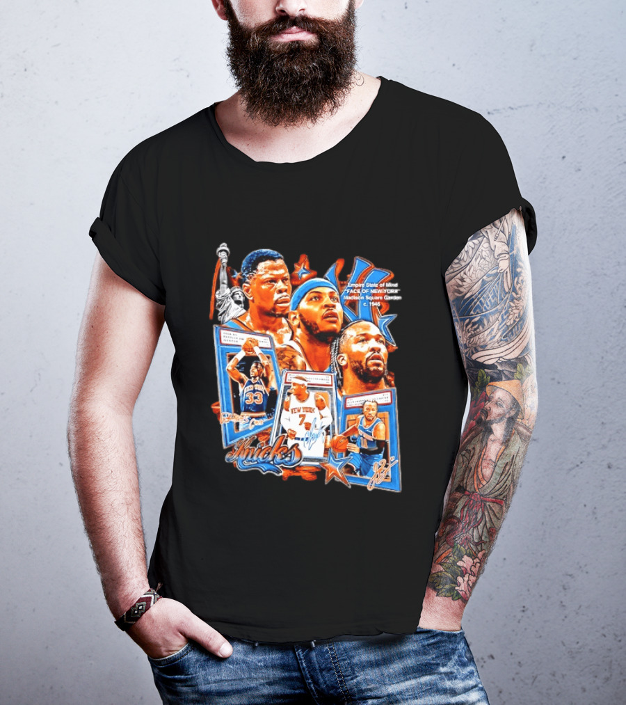 Empire State Of Mind New York Knicks Legends Madison Square Garden C. 1946 T-Shirt