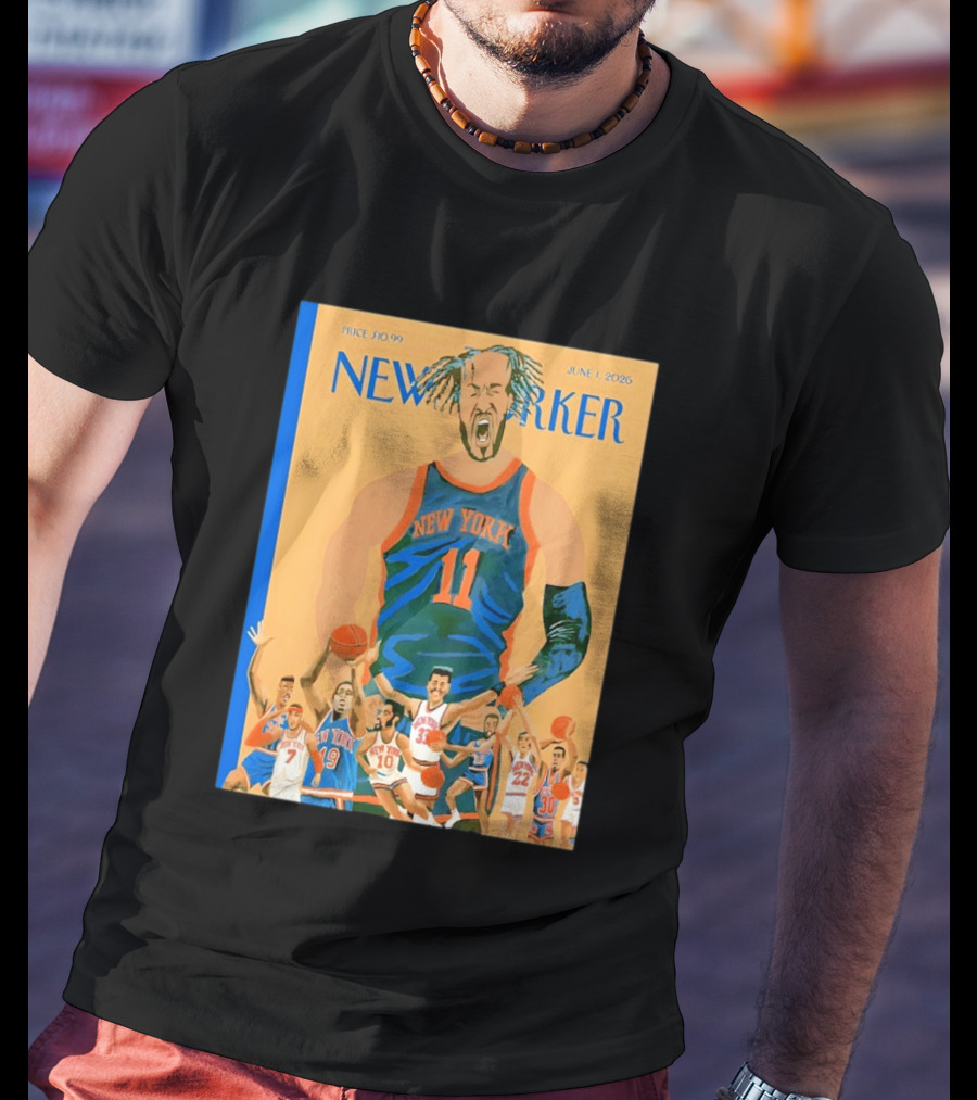 New York Knicks The New Yorker June 2026 Cover T-Shirt