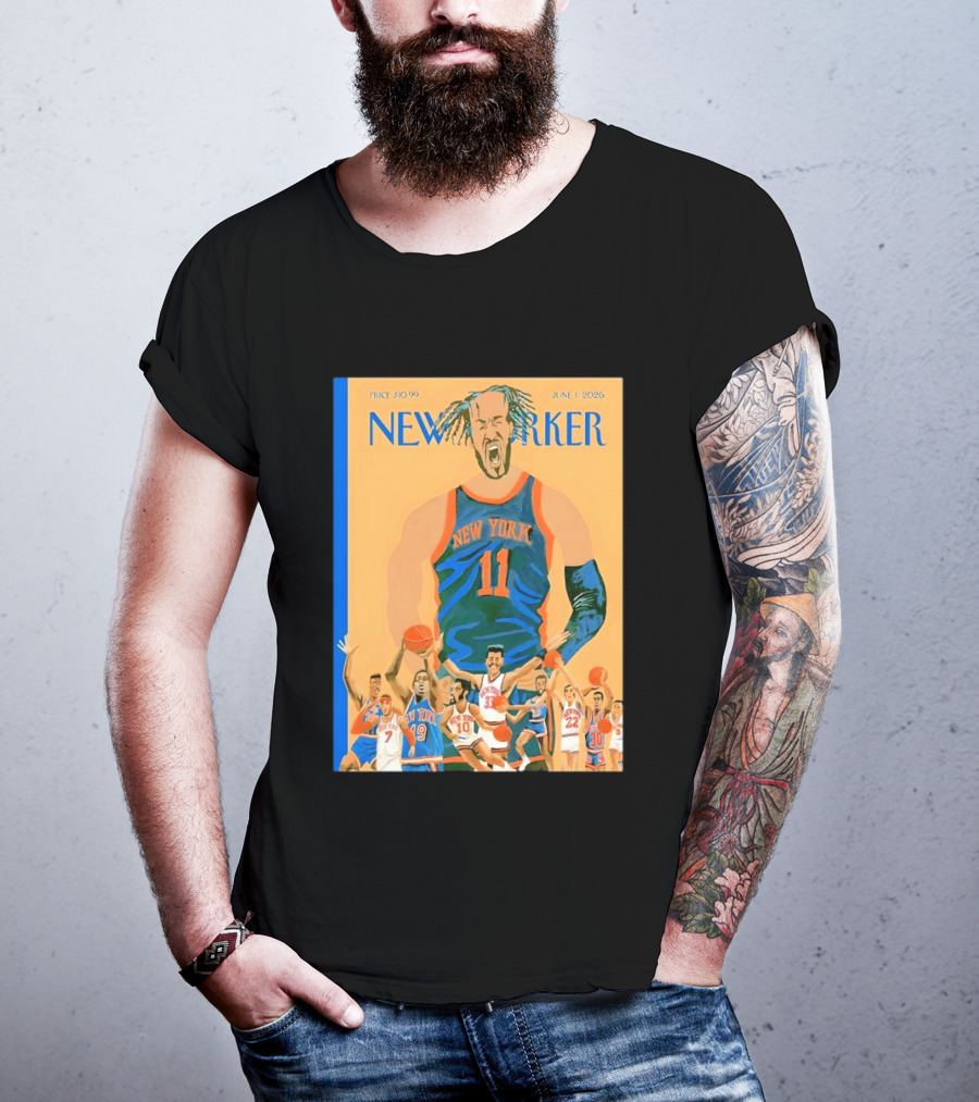 New York Knicks The New Yorker June 2026 Cover T-Shirt