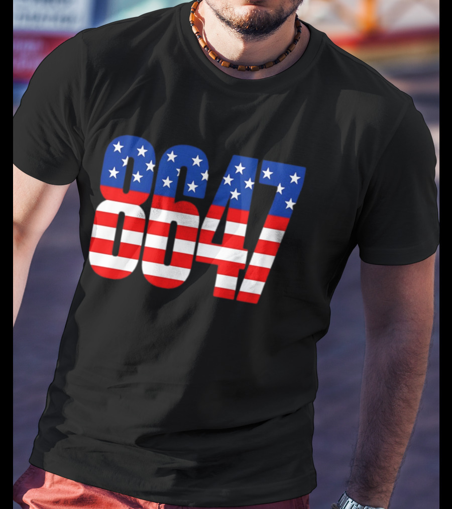 Patriotic American Flag 8647 Independence Day Stars And Stripes T-Shirt