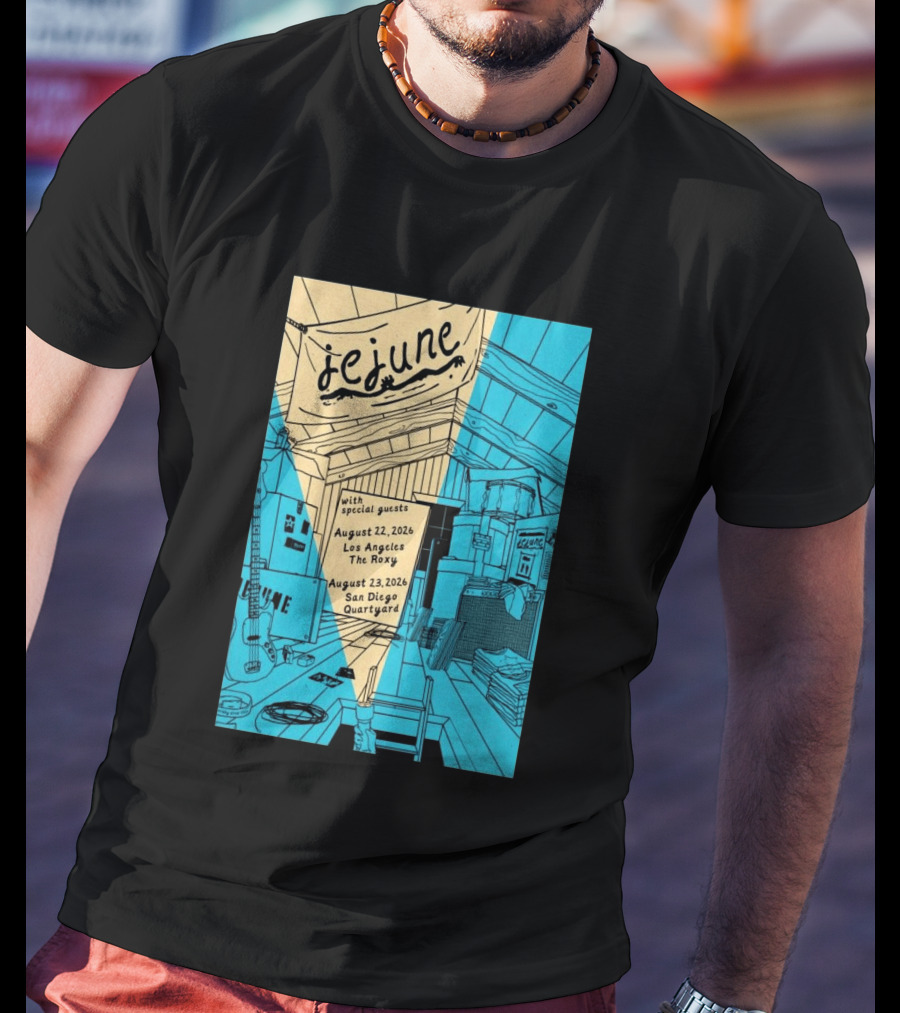 Jejune August 22 2026 Los Angeles The Roxy With Special Guests T-Shirt