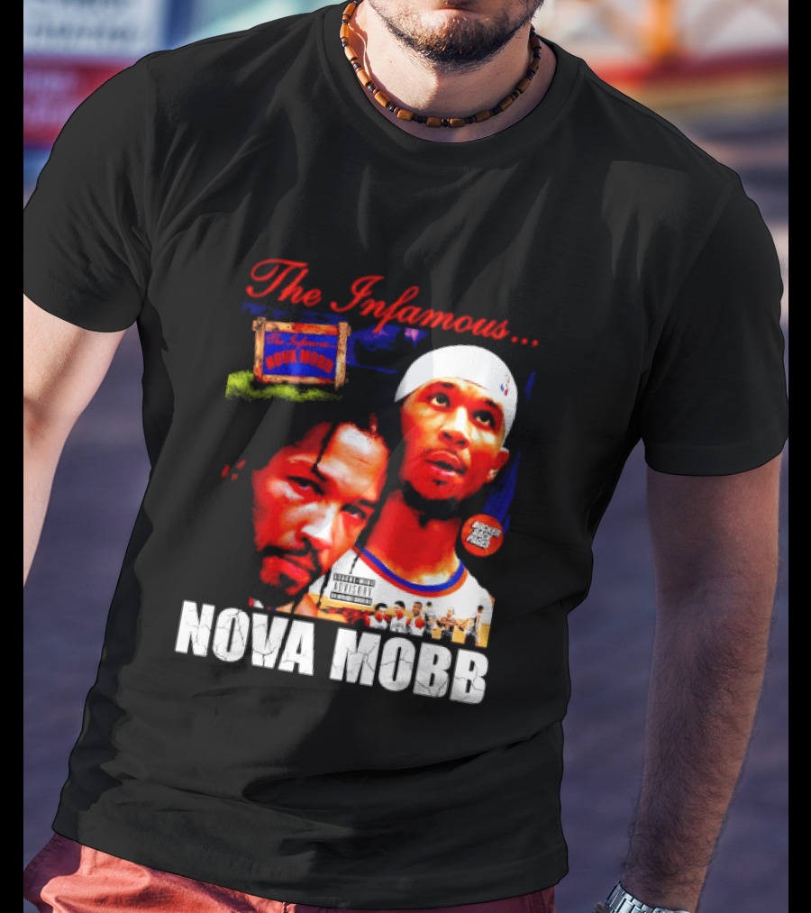Josh Hart Jalen Brunson The Infamous Nova Mobb New York Knicks NBA 2026 T-Shirt