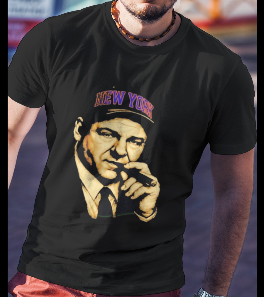 Tony Soprano Cigar New York Knicks Basketball Iconic Fusion T-Shirt