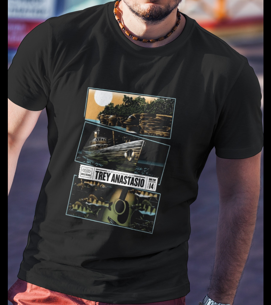 Trey Anastasio Acoustic Evening Lake Superior Big Top Chautauqua Bayfield Wisconsin June 14 2026 T-Shirt