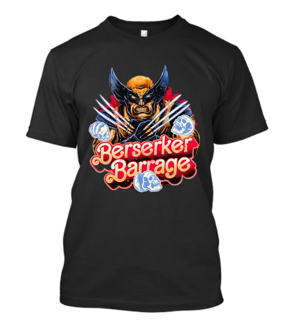 Berserker Barrage Wolverine Claw Attack Mode T-Shirt