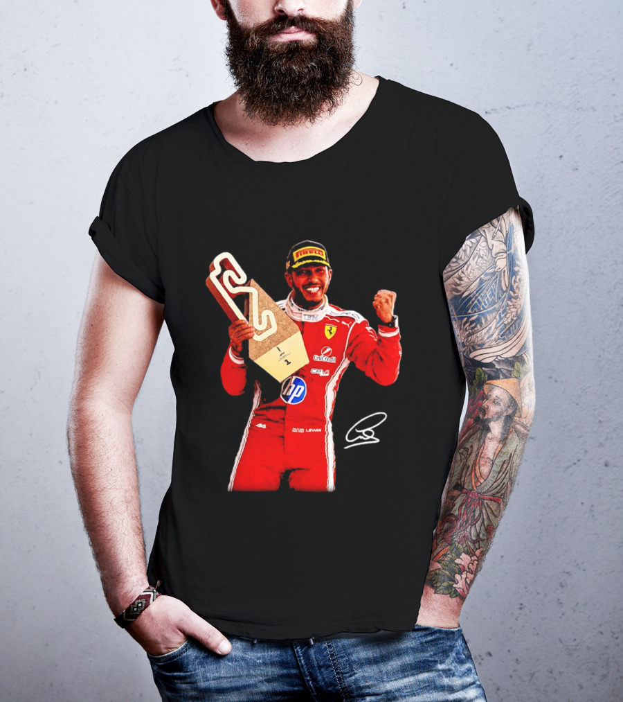 Lewis Hamilton Ferrari Racing Champion Pirelli Winner Remember Who You Are T-Shirt