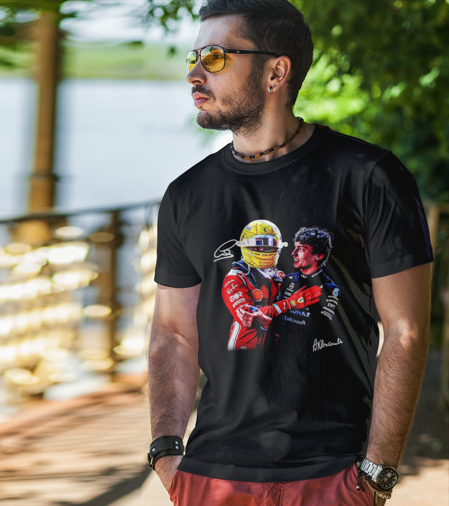 Ferrari Shell Mercedes Petronas Racing Embrace ZYN Microsoft T-Shirt