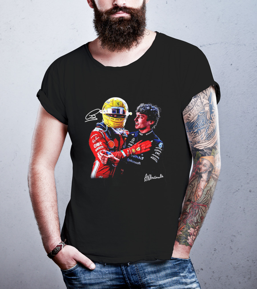 Ferrari Shell Mercedes Petronas Racing Embrace ZYN Microsoft T-Shirt
