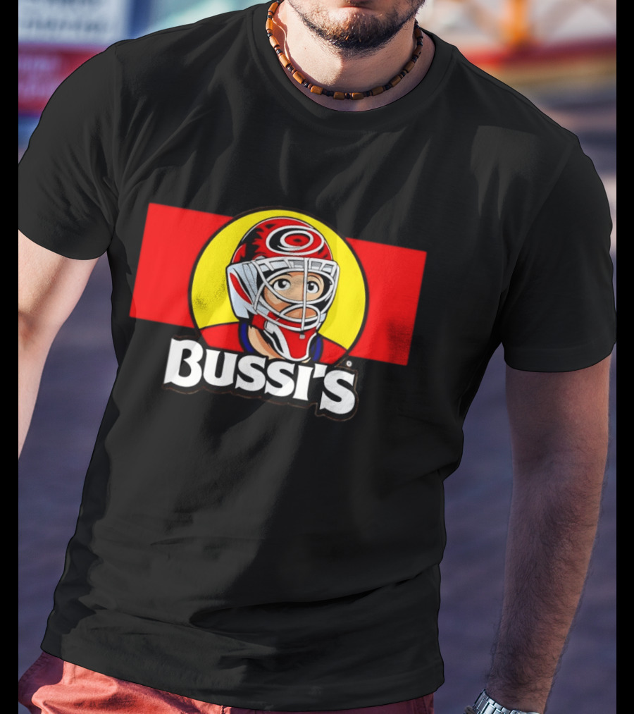Brandon Bussi Carolina Hurricanes Goalie NHL Hockey 2026 T-Shirt
