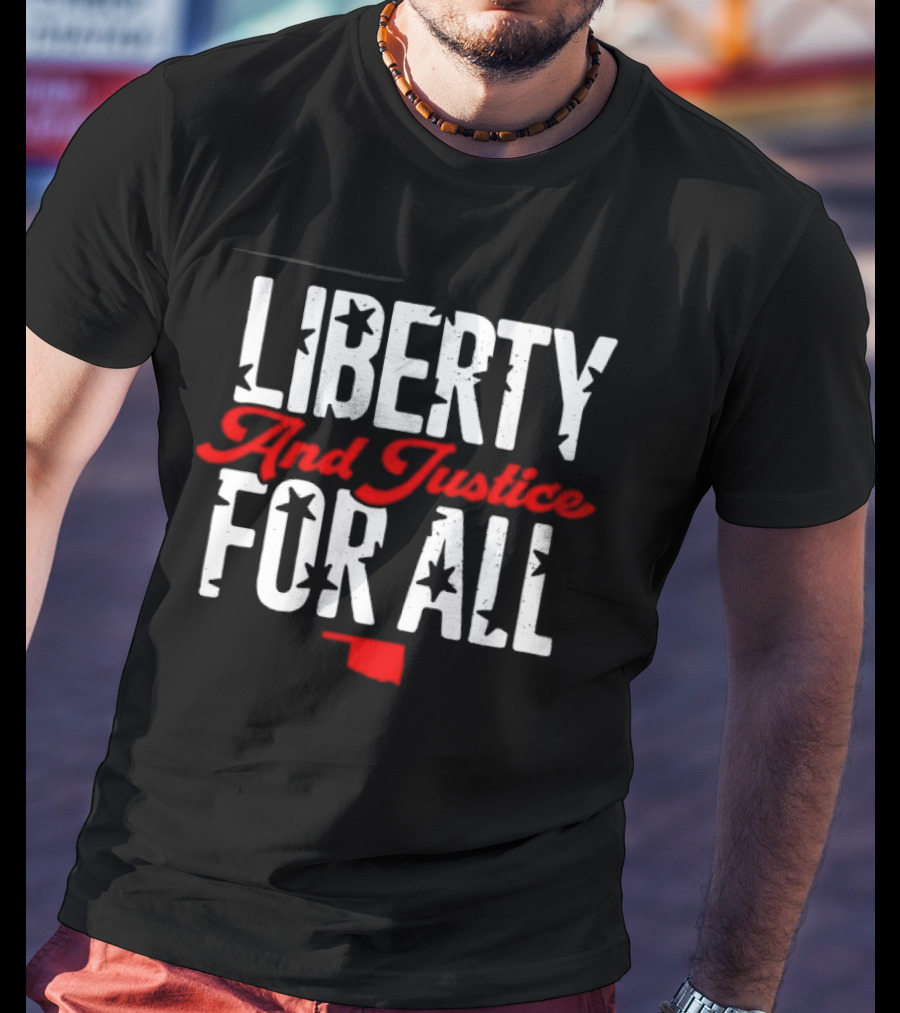 Liberty And Justice For All Oklahoma Stars T-Shirt