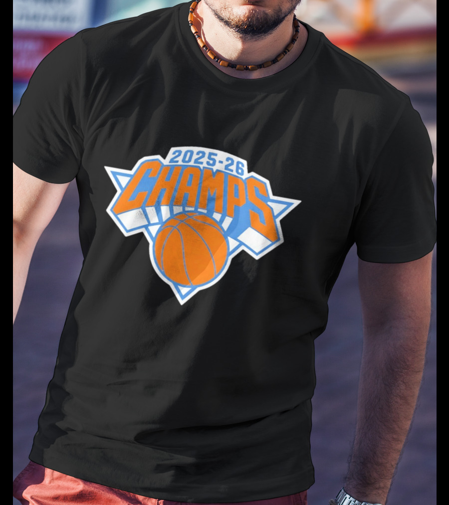 2025 26 Champs Basketball New York T-Shirt