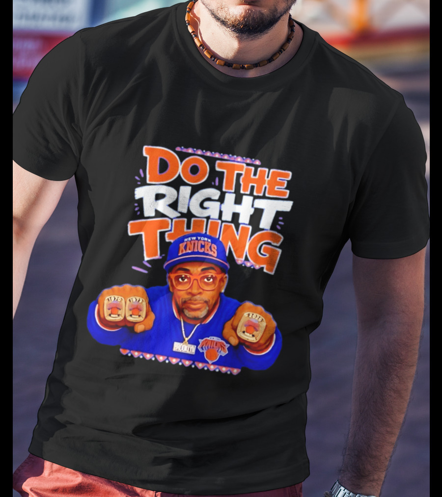 Do The Right Thing New York Knicks Rings 1970 1973 T-Shirt