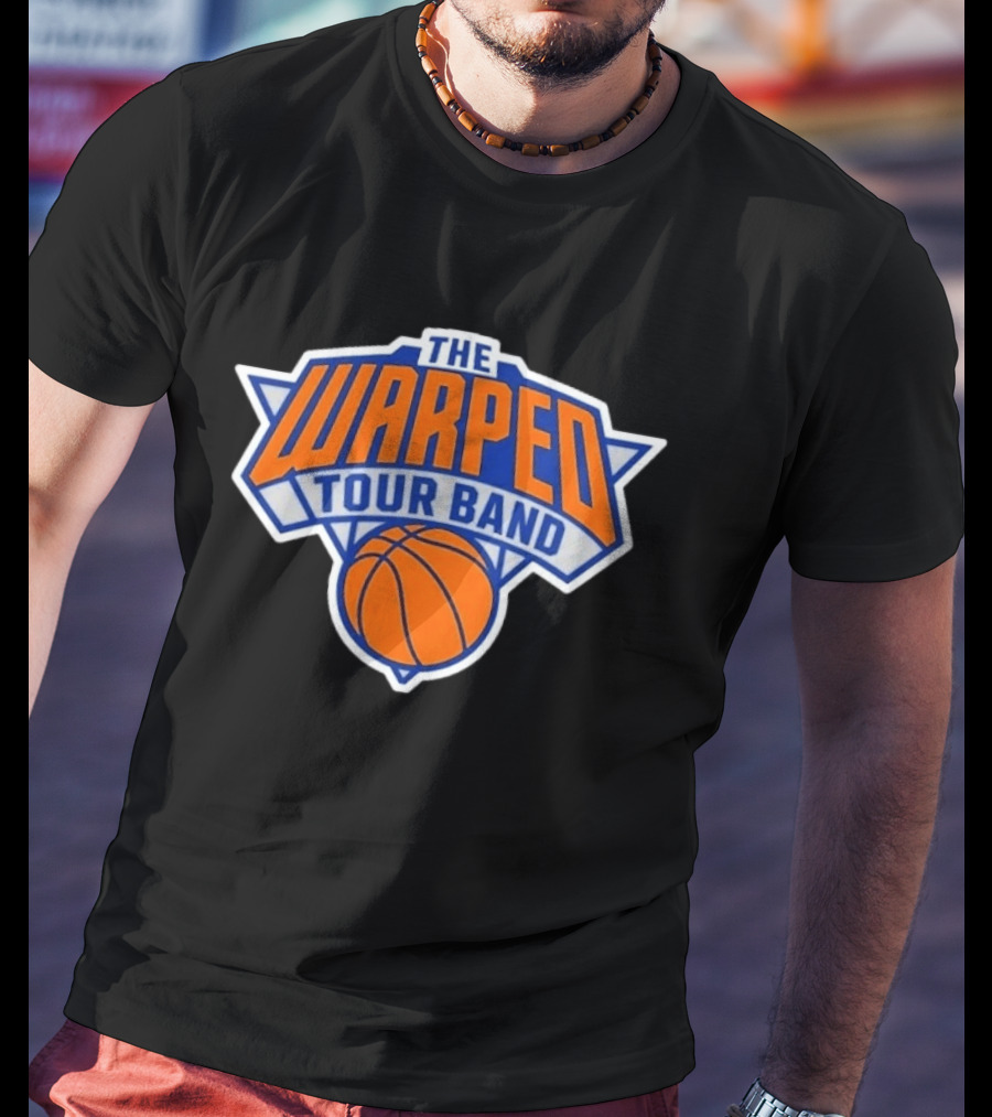 New York Knicks The Warped Tour Band Basketball T-Shirt
