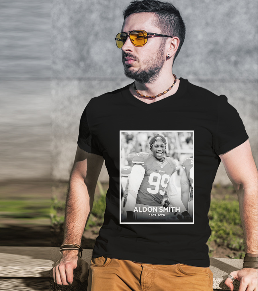 In Memory Of Aldon Smith 49ers 1989 2026 T-Shirt