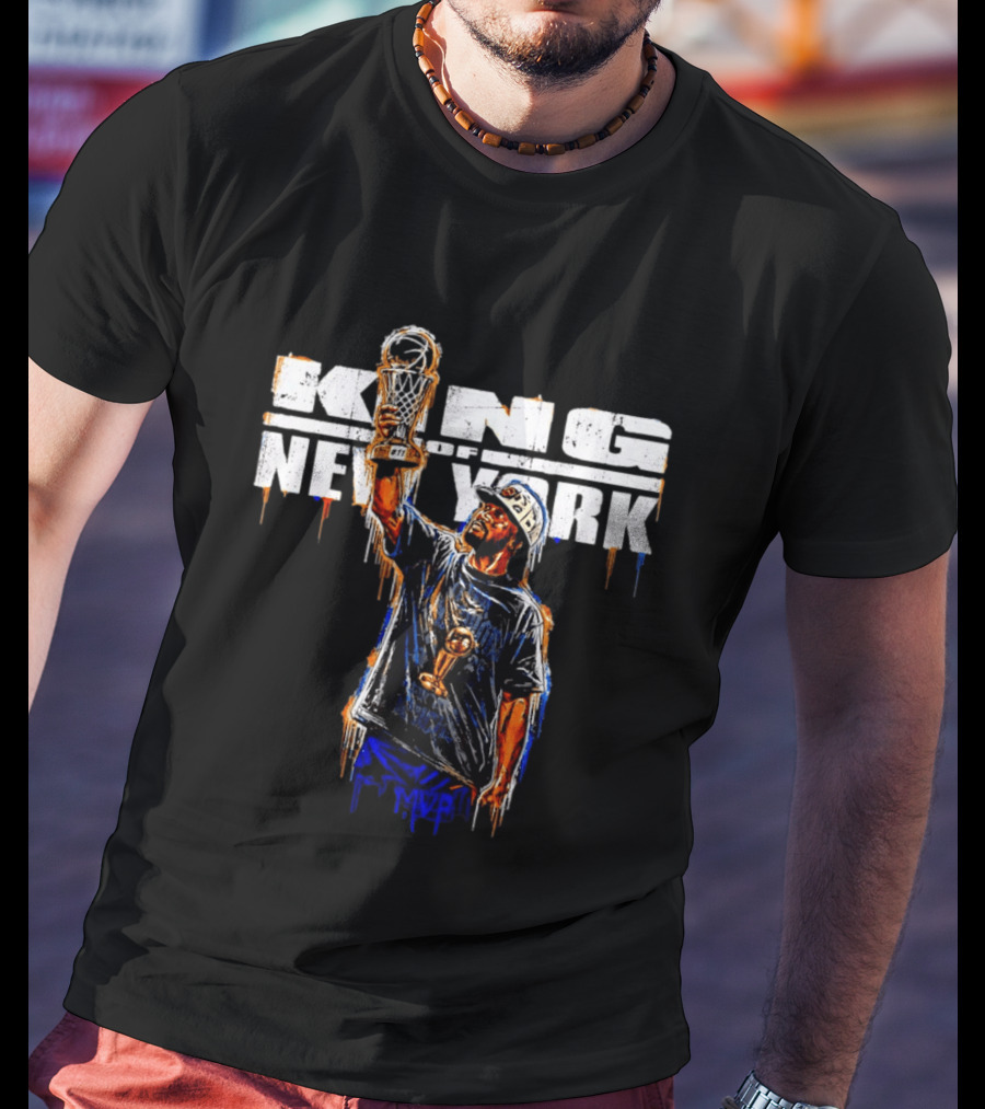 King Of New York Jalen Brunson MVP New York Knicks 2026 Paint T-Shirt