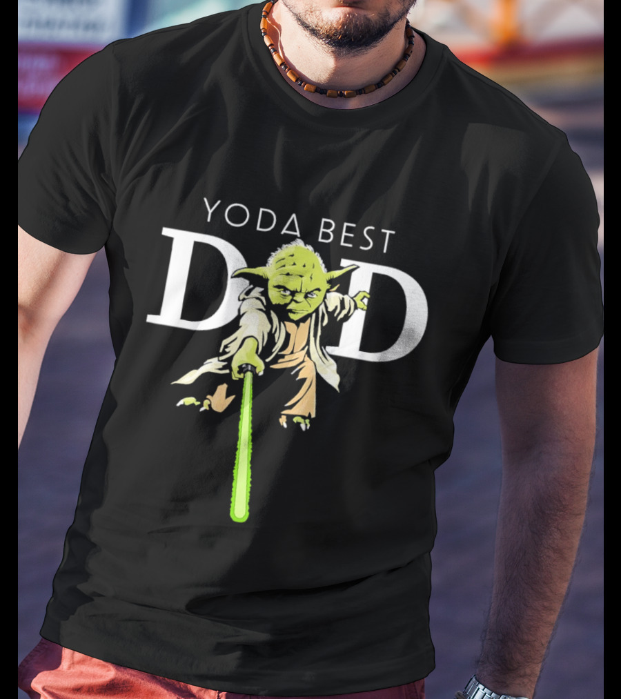 Star Wars Yoda Best Dad Jedi Master Father's Day T-Shirt