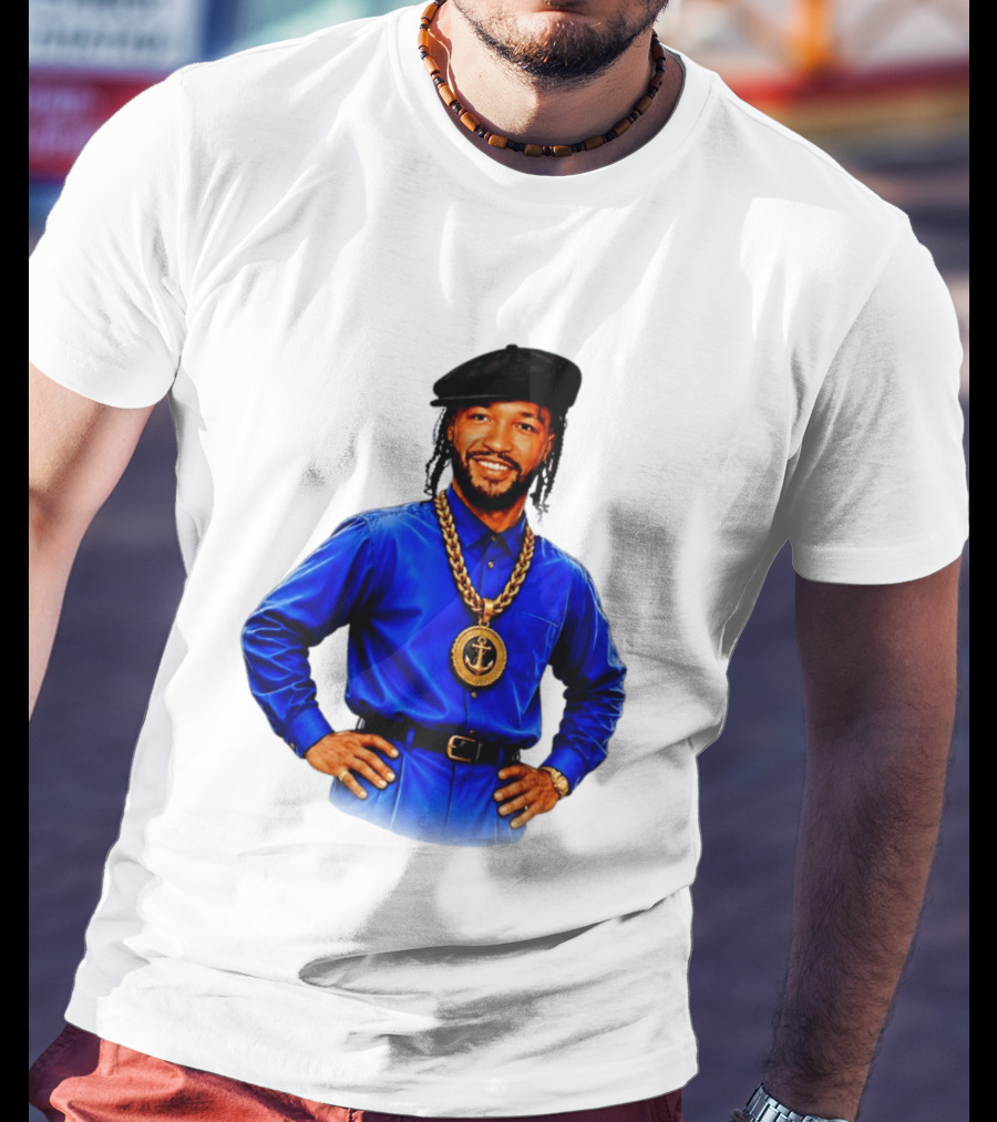 Jalen Brunson NY Knicks Always Business Never Personal Anchor Chain Beret Outfit T-Shirt