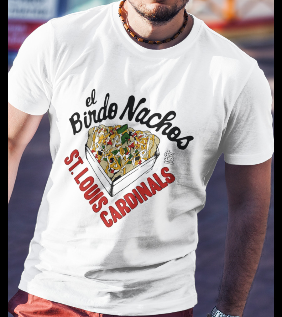 St. Louis Cardinals El Birdo Nachos T-Shirt