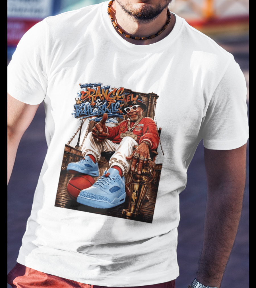 Director Orange And Blue New Champions NBA Basketball T-Shirt