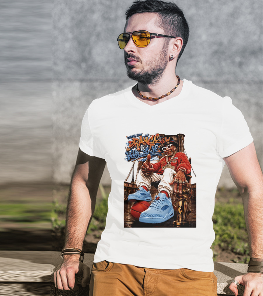 Director Orange And Blue New Champions NBA Basketball T-Shirt
