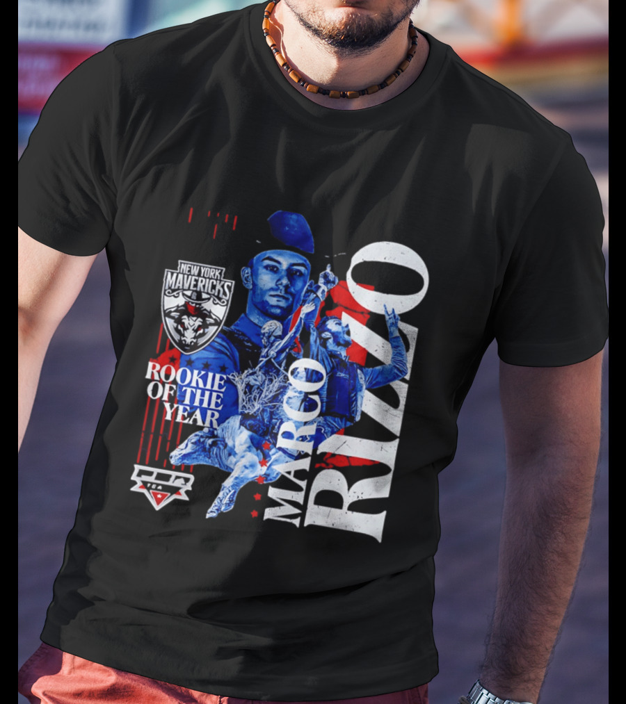 Marco Rizzo New York Mavericks PBR 2026 Rookie Of The Year T-Shirt