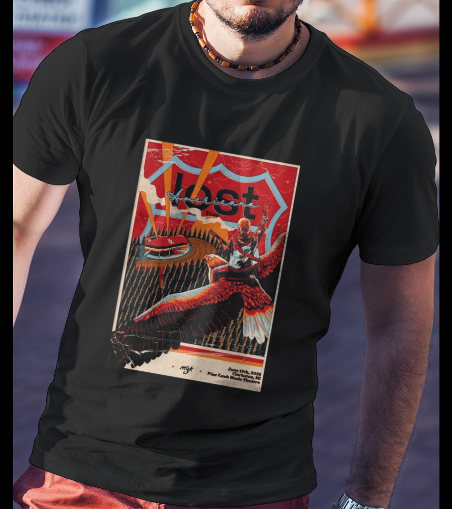 MCK Lost Americana Tour June 16 2026 Clarkston MI Pine Knob Music Theatre T-Shirt