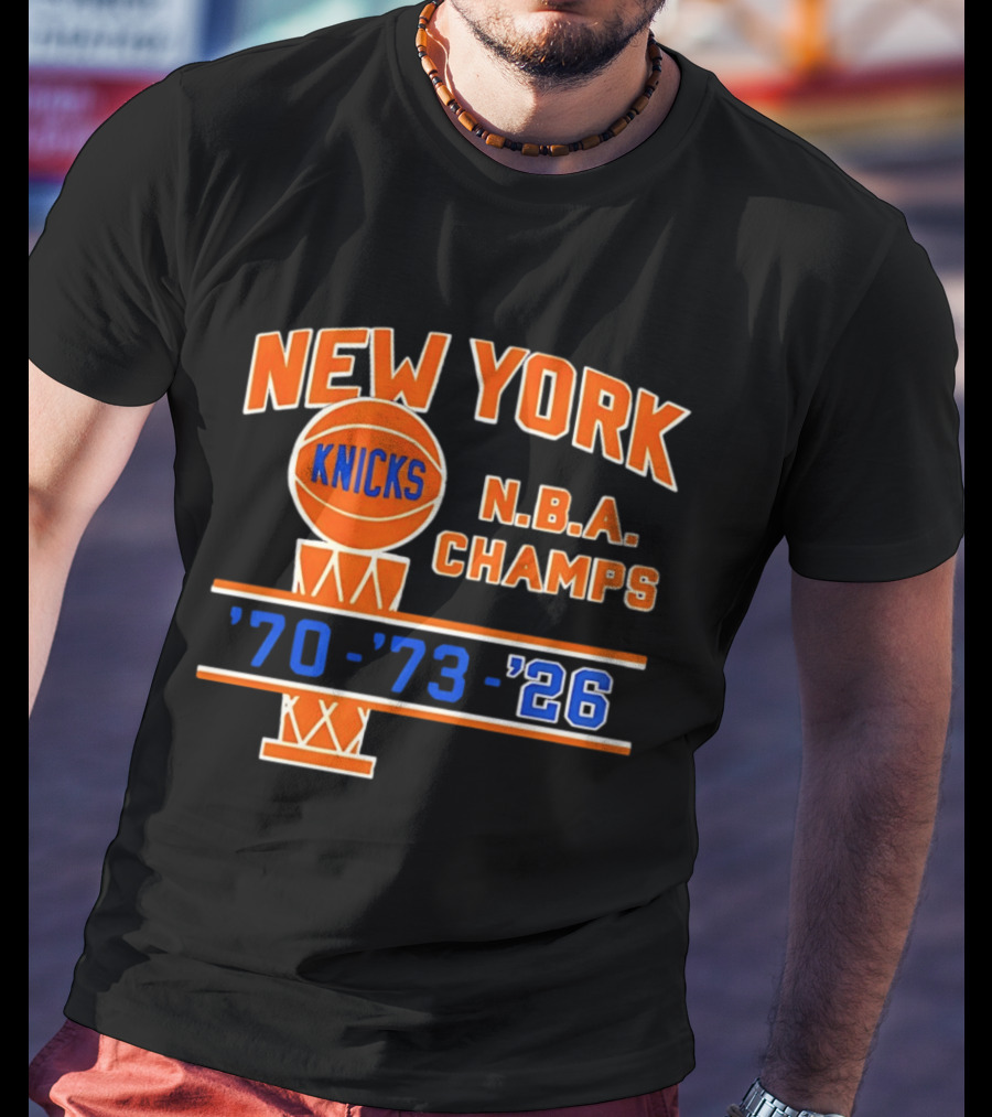 New York Knicks NBA Champs 1970 1973 2026 T-Shirt
