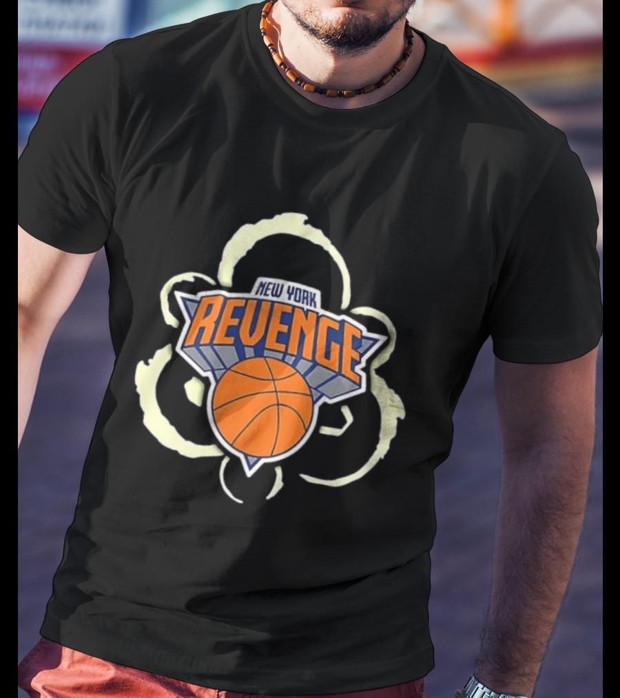 New York Knicks Patrick 33 Revenge Basketball Team 2 Sided T-Shirt
