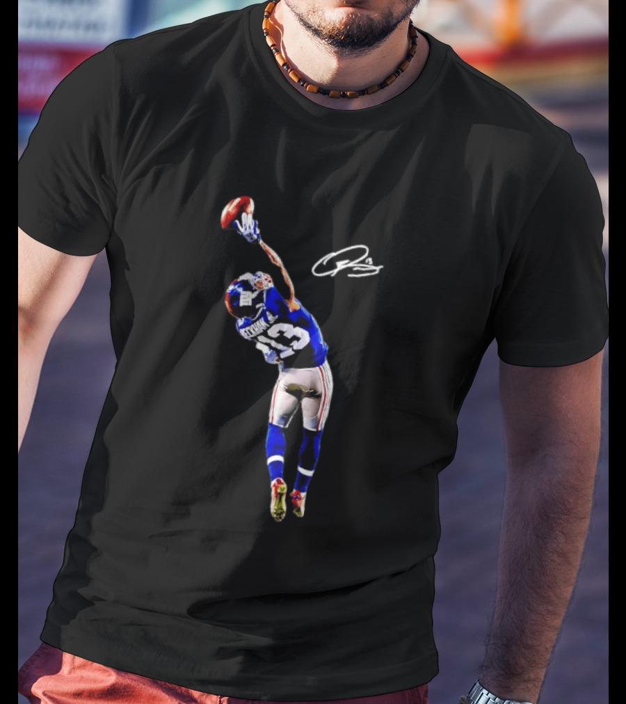 Odell Beckham Jr. Iconic One Handed Catch New York Giants 13 T-Shirt