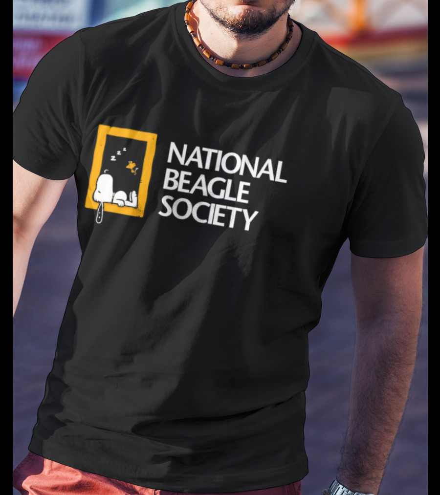 Peanuts Snoopy And Woodstock National Beagle Society T-Shirt