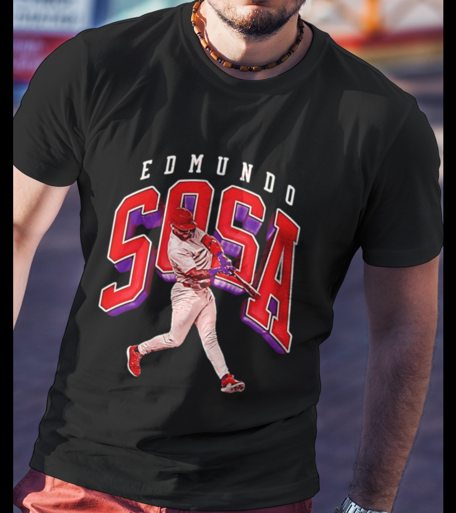 Edmundo Sosa Philadelphia Phillies Baseball Collegiate T-Shirt