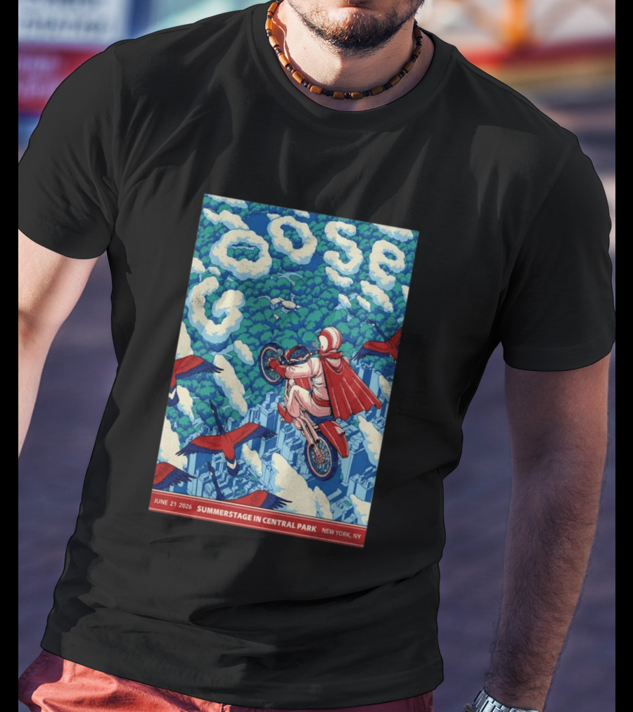 Goose Summerstage Central Park June 21 2026 New York NY T-Shirt