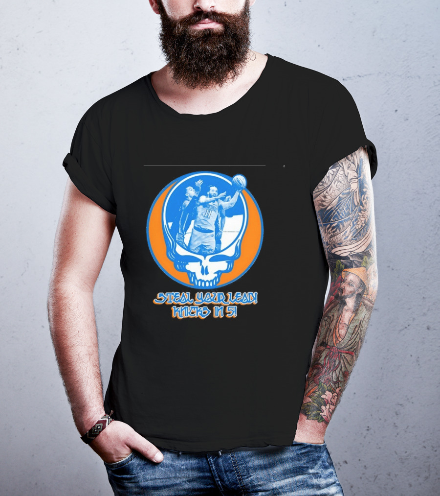 New York Knicks Jalen Brunson Steal Your Lead Knicks In 5 T-Shirt