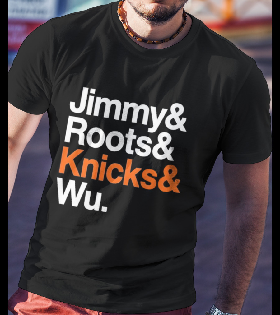 Jimmy And Roots And Knicks And Wu Basketball T-Shirt