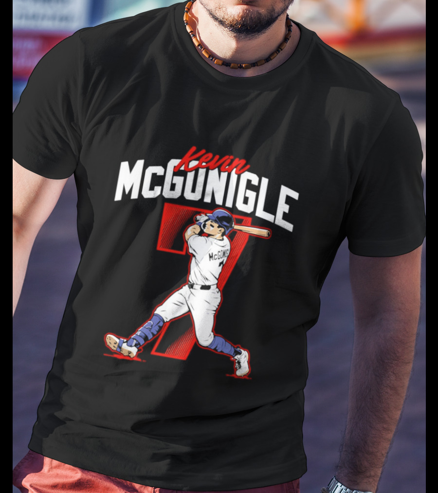 Kevin McGonigle Detroit Tigers Baseball Player Number 7 T-Shirt