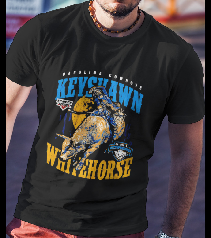 Carolina Cowboys Keyshawn Whitehorse PBR Bull Riding T-Shirt