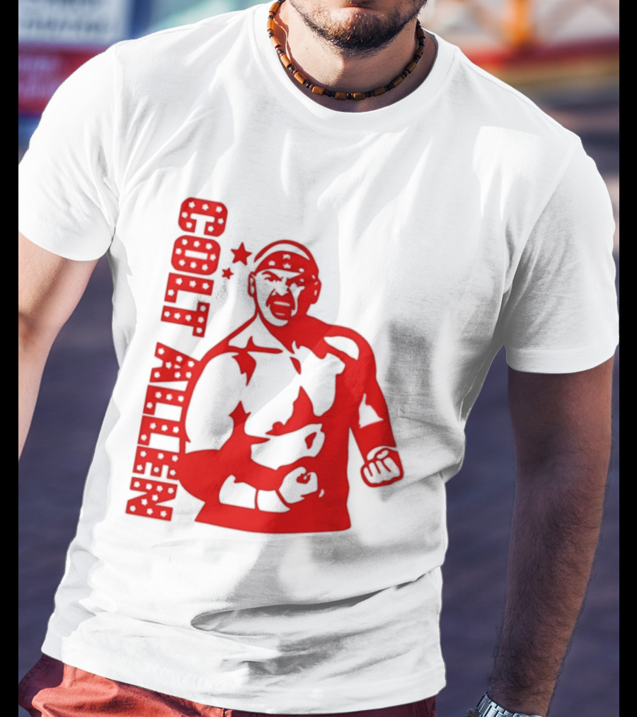 Bald Eagle Colt Allen Red Bold Star Striker T-Shirt