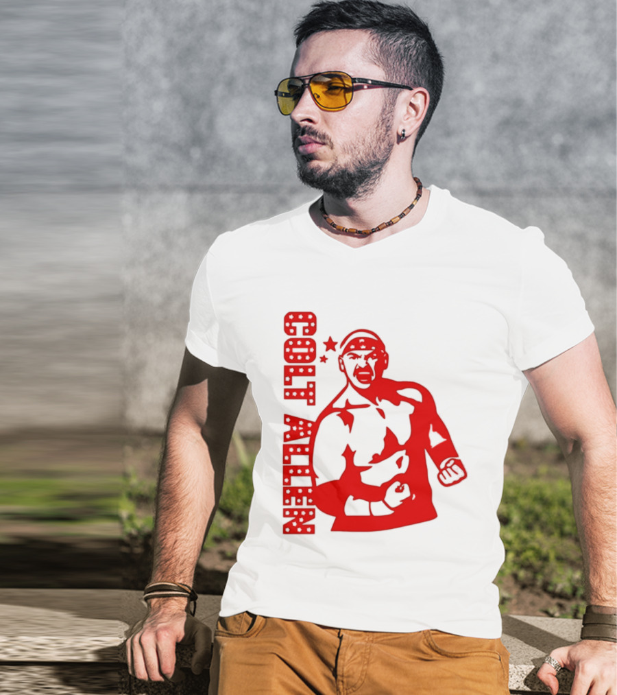 Bald Eagle Colt Allen Red Bold Star Striker T-Shirt