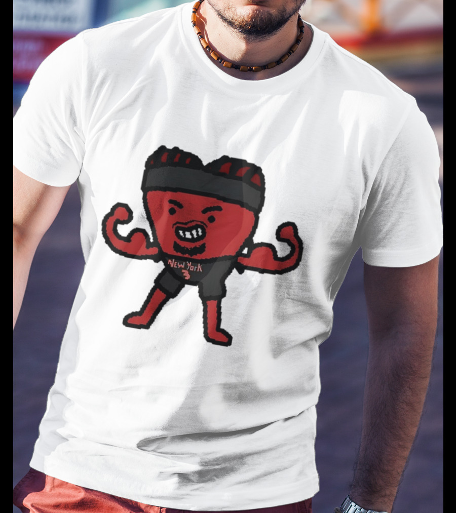 Josh Hart New York Knicks Heart NBA Paint T-Shirt