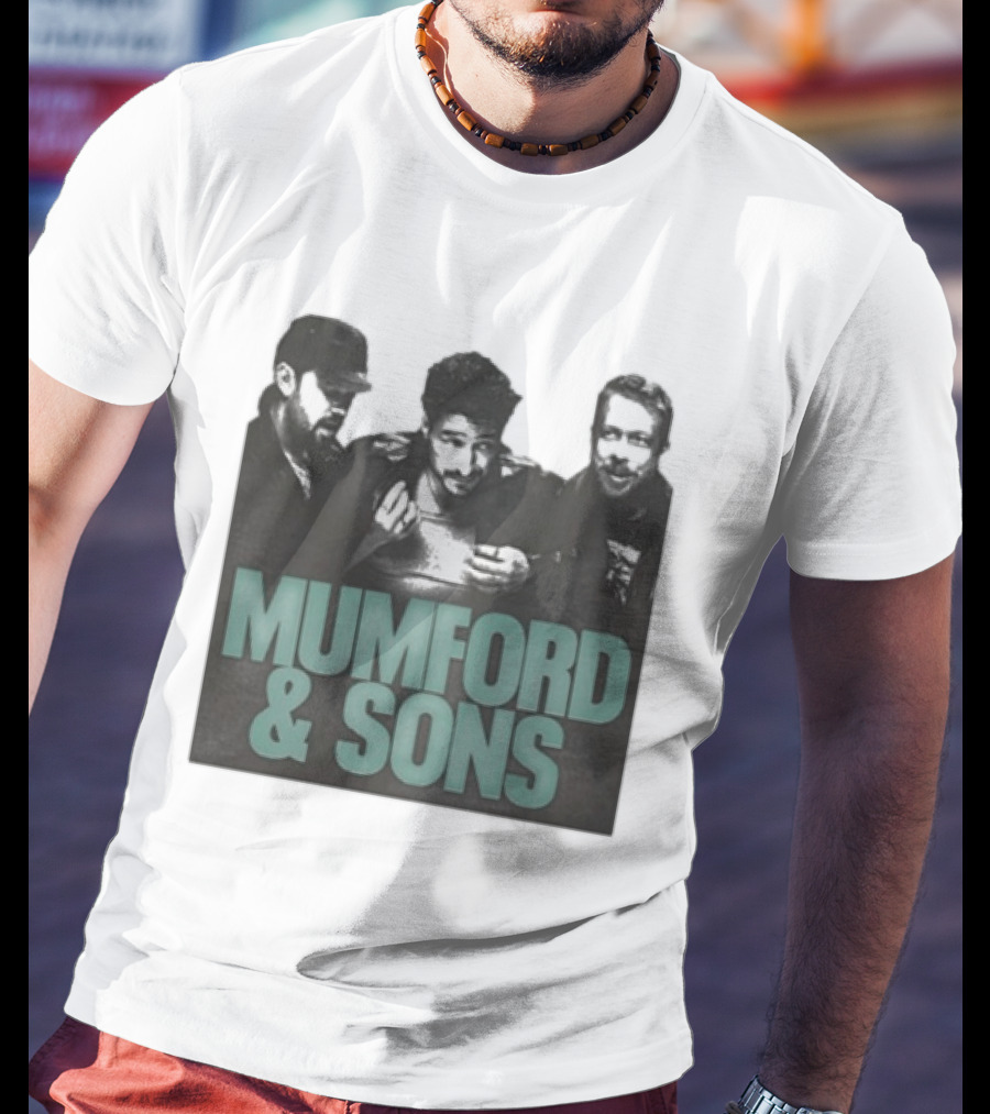 Mumford And Sons Bone Photo Prizefighter North America Tour 2026 T-Shirt