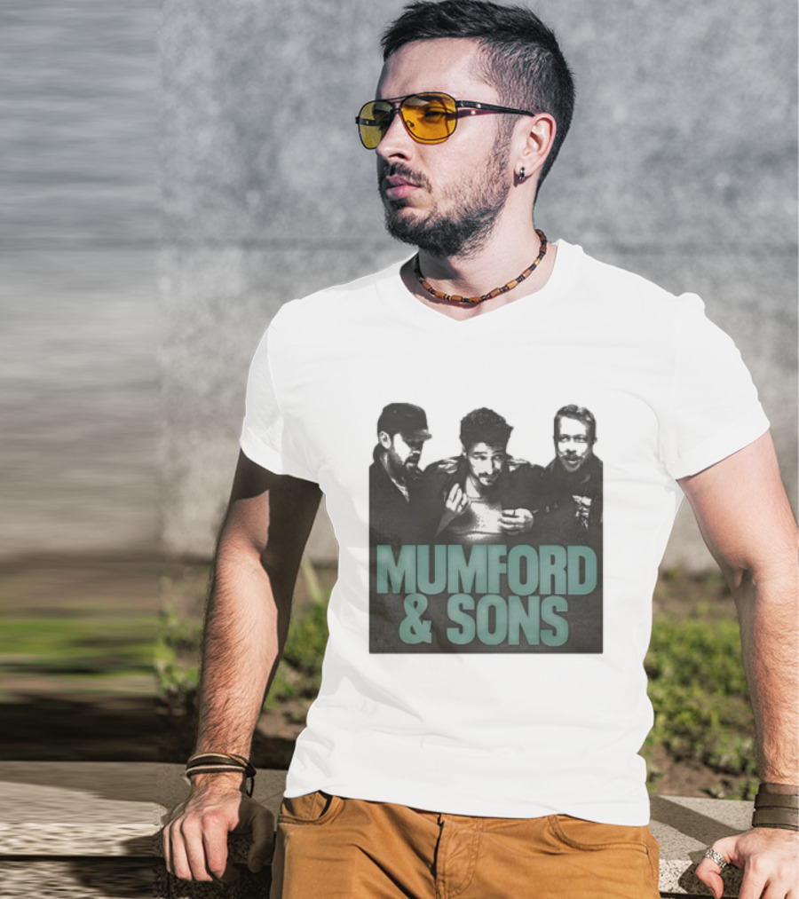 Mumford And Sons Bone Photo Prizefighter North America Tour 2026 T-Shirt