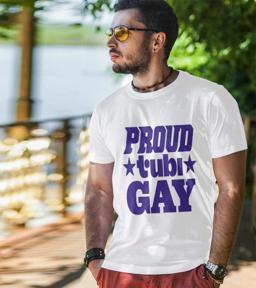 Proud Tubi Gay Stars LGBTQ+ Celebration T-Shirt