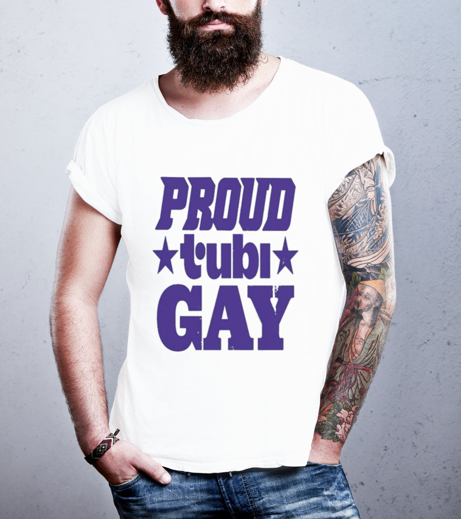 Proud Tubi Gay Stars LGBTQ+ Celebration T-Shirt