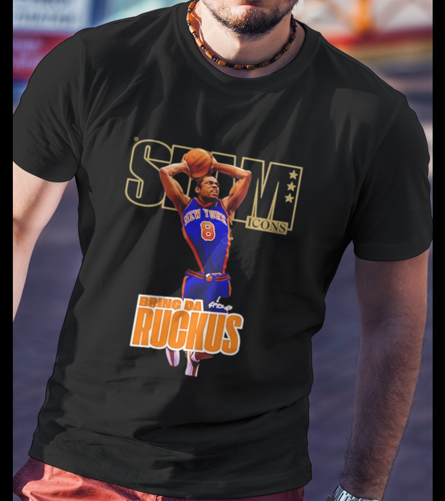 New York Knicks Sprewell SLAM Icons Bring Da Ruckus T-Shirt
