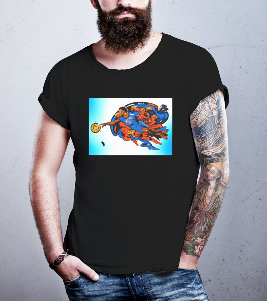 OG Anunoby New York Knicks Creation Of Adam Basketball T-Shirt