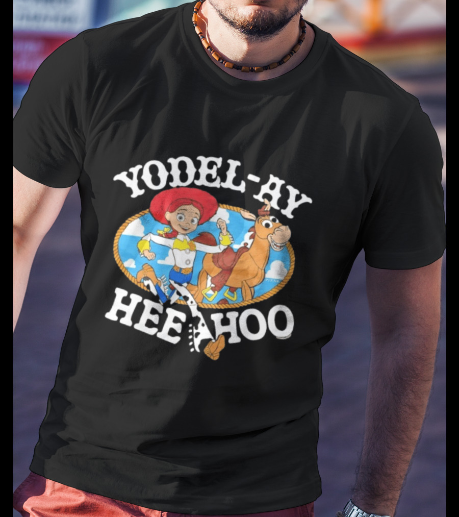 Yodel Ay Hee Hoo Toy Story Jessie And Bullseye Pixar T-Shirt