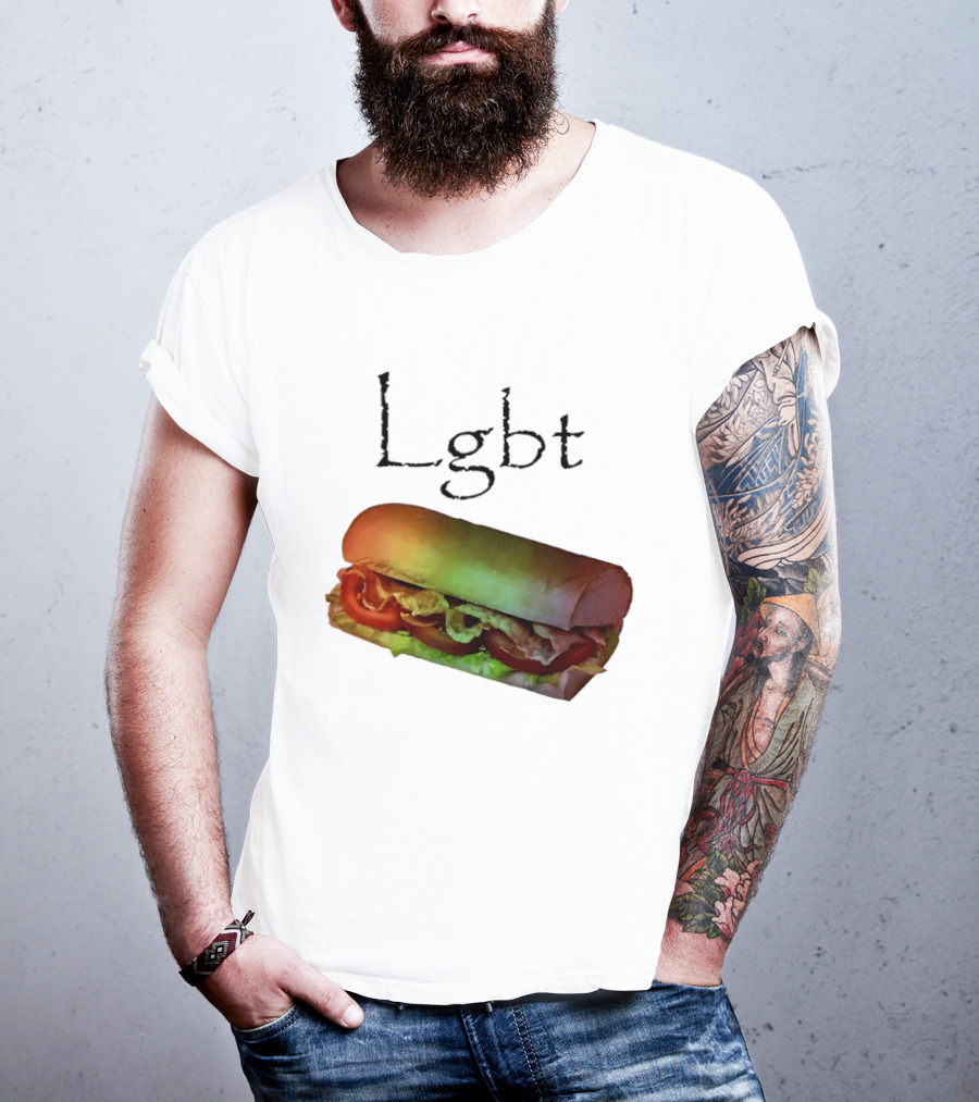 LGBT BLT Sandwich Rainbow Sub T-Shirt