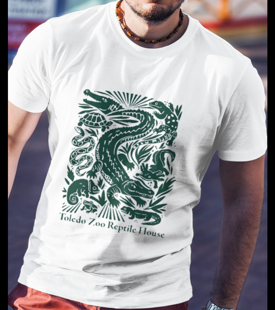 Toledo Zoo Reptile House Alligator Snake Turtle Lizard T-Shirt