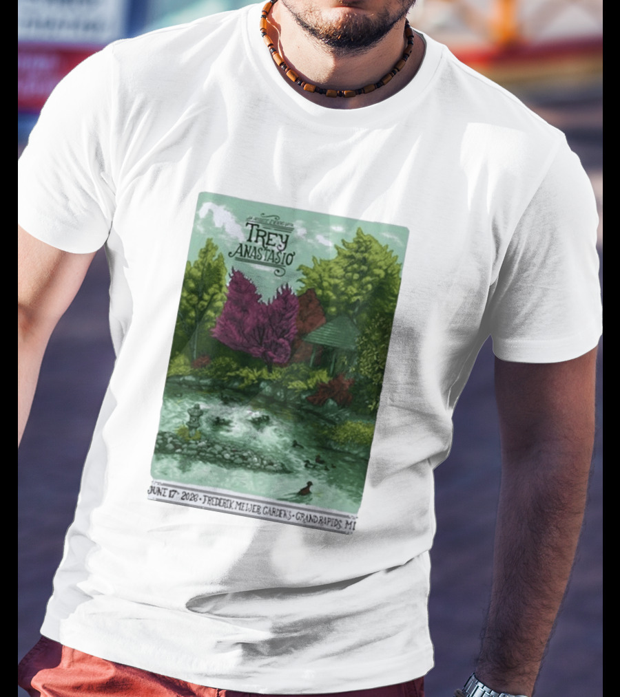 Trey Anastasio June 17 2026 Frederik Meijer Gardens Grand Rapids MI T-Shirt